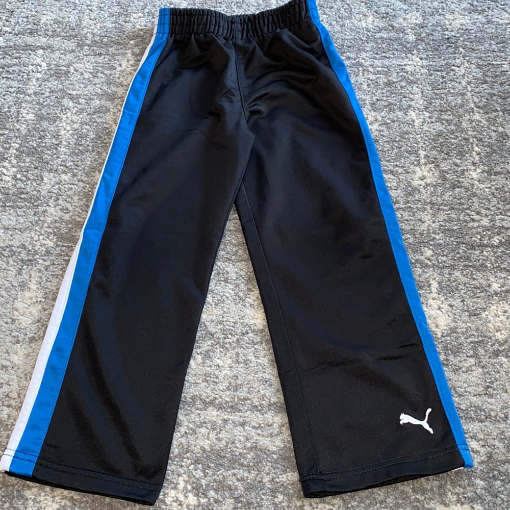 Boy’s Black, Blue, & White Puma Pants Size 5